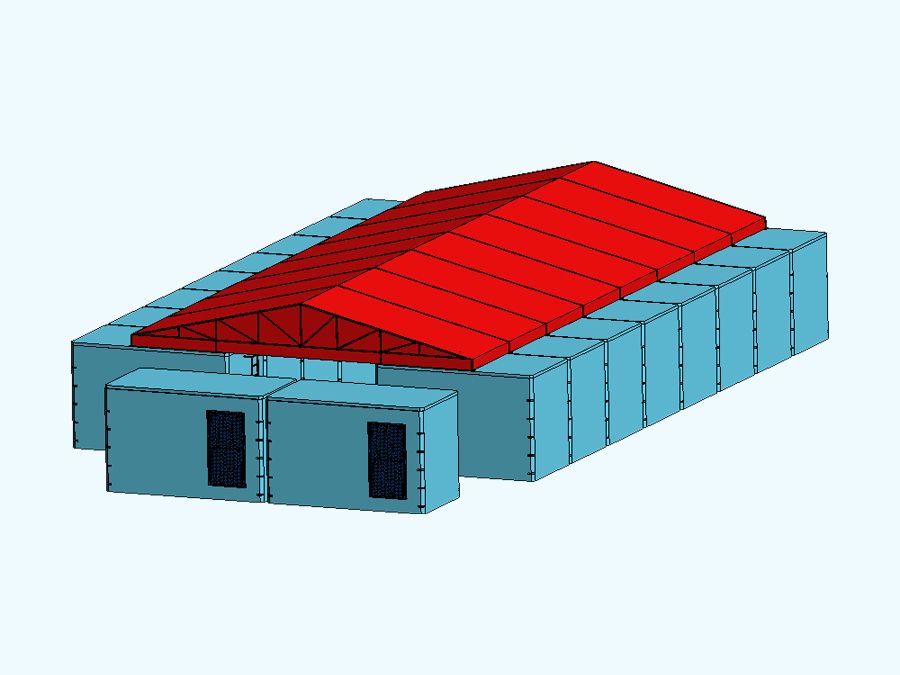 400 m3 Prefabrik Betonarme Su Deposu